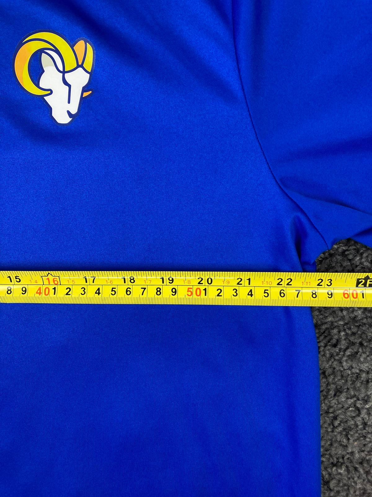 Los Angeles Rams Men's Fanatics Royal Blue Component Polo Shirt NFL Golf XL
