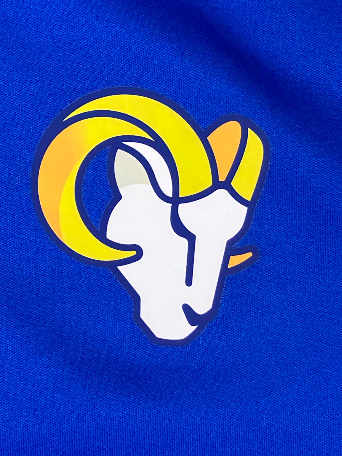 Los Angeles Rams Men's Fanatics Royal Blue Component Polo Shirt NFL Golf XL