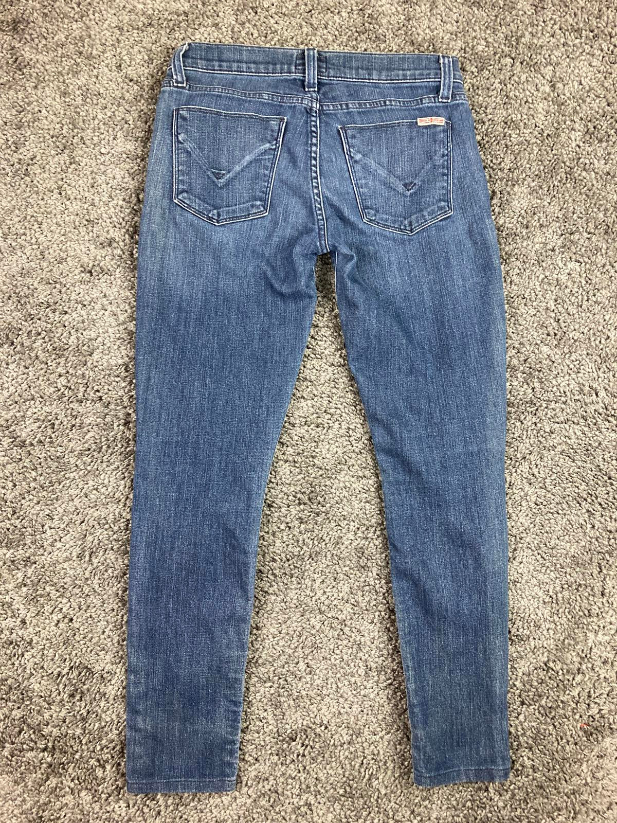 Hudson Krista Super Skinny Jeans Women Size 26 Sevi Wash Stretch Denim Mid Rise