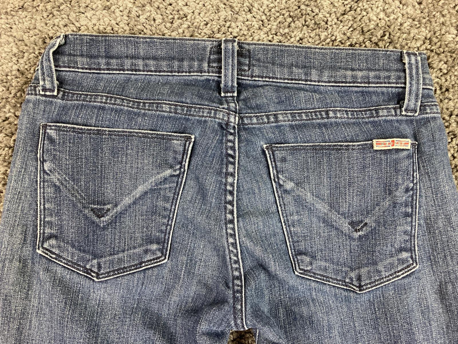 Hudson Krista Super Skinny Jeans Women Size 26 Sevi Wash Stretch Denim Mid Rise