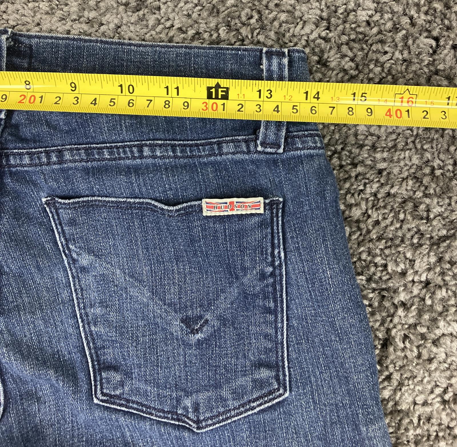 Hudson Krista Super Skinny Jeans Women Size 26 Sevi Wash Stretch Denim Mid Rise