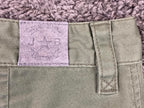 Quiksilver Union Stretch Chino Pants Olive Green Slim Straight Leg Mens Size 30