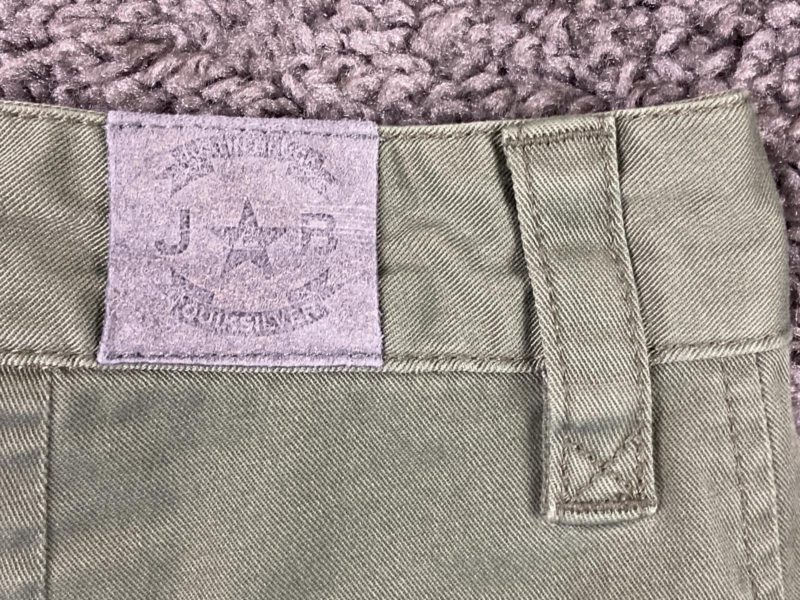 Quiksilver Union Stretch Chino Pants Olive Green Slim Straight Leg Mens Size 30