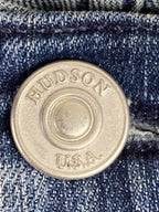 Hudson Krista Super Skinny Jeans Women Size 26 Sevi Wash Stretch Denim Mid Rise
