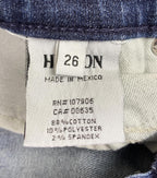 Hudson Krista Super Skinny Jeans Women Size 26 Sevi Wash Stretch Denim Mid Rise