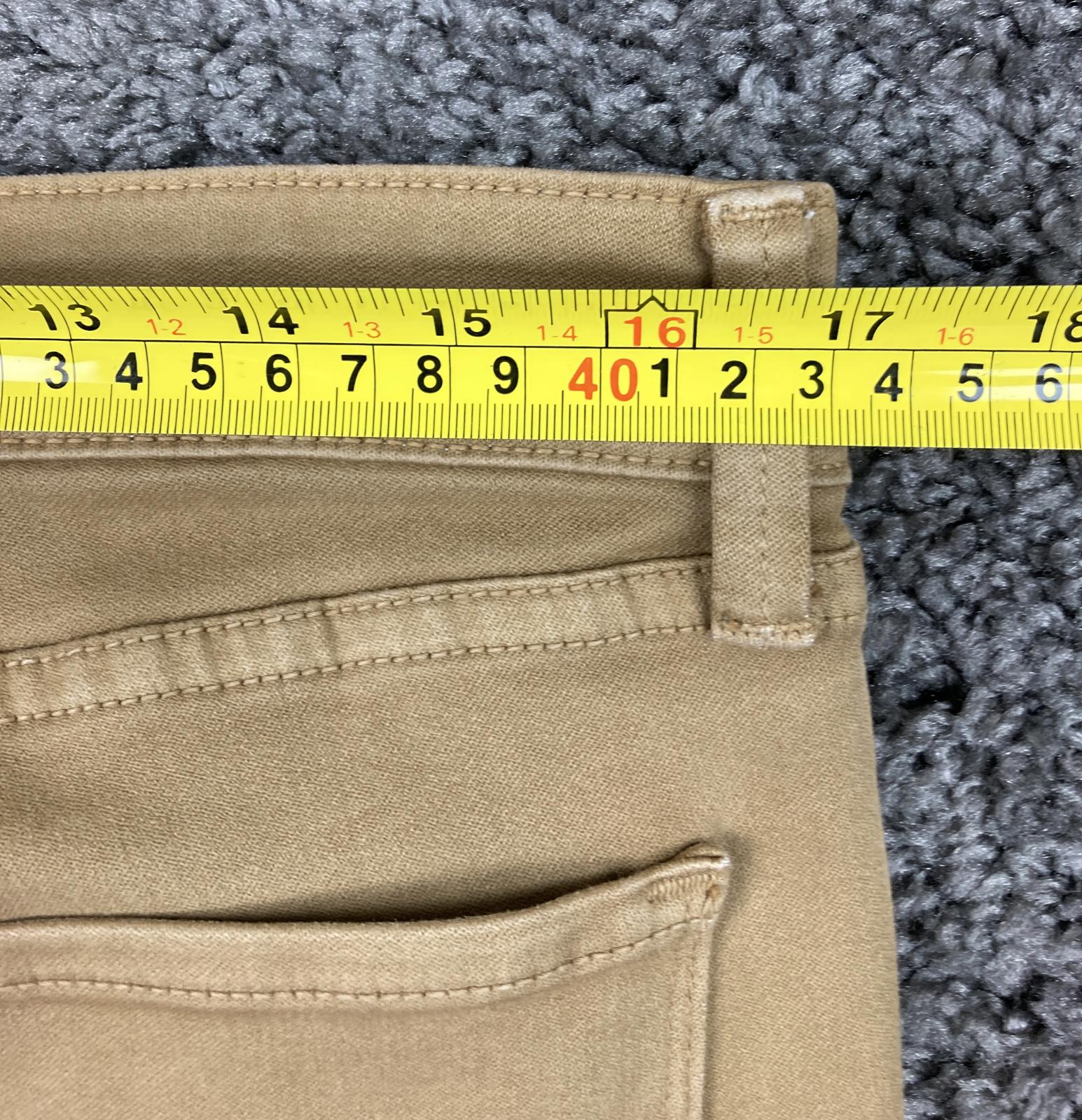 NYDJ Skinny Pants Women Size 12 Tan Lift Tuck Stretch Legging