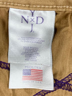 NYDJ Skinny Pants Women Size 12 Tan Lift Tuck Stretch Legging