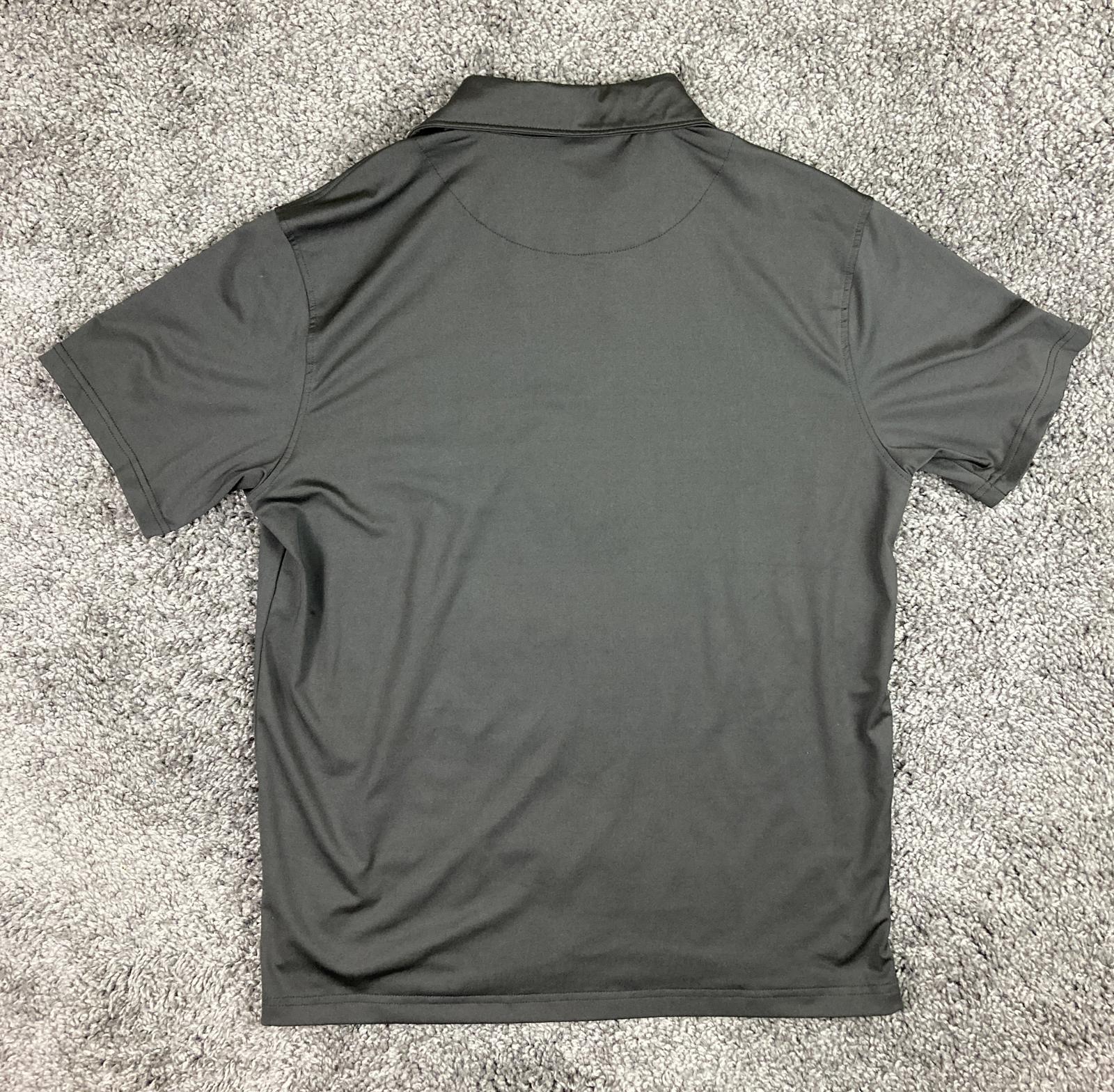 Barstool Golf Performance Polo Shirt Black Men’s Size Medium Stretch Athletic