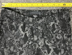 Sanctuary Grease Leggings Black Charcoal Snake Print Skinny Stretch Pants  Sz S