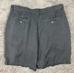 Tommy Bahama Black Dress Shorts Size 36 100% Silk