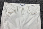 Paige Jeans Women's White Distressed Margot Ultra Skinny Size 28