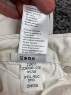 Paige Jeans Women's White Distressed Margot Ultra Skinny Size 28