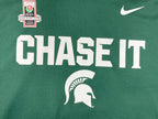 Nike Michigan State Spartans 2014 Rose Bowl 100th Chase It Hoodie Green Mens 2XL