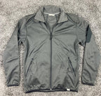 Frilufts Mens Full Zip Performance Jacket Gray Arm Pocket Size M