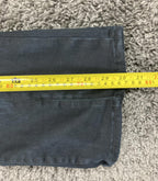 American Eagle Hi-Rise Skinny Kick Jeans Short Black Seam Split Hem Sz 14