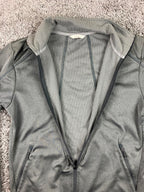Frilufts Mens Full Zip Performance Jacket Gray Arm Pocket Size M