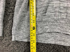 Leif Nelson Sweater Zip Cowl Neck Women's XL Gray Knit Pullover