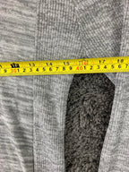 Leif Nelson Sweater Zip Cowl Neck Women's XL Gray Knit Pullover