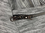 Leif Nelson Sweater Zip Cowl Neck Women's XL Gray Knit Pullover