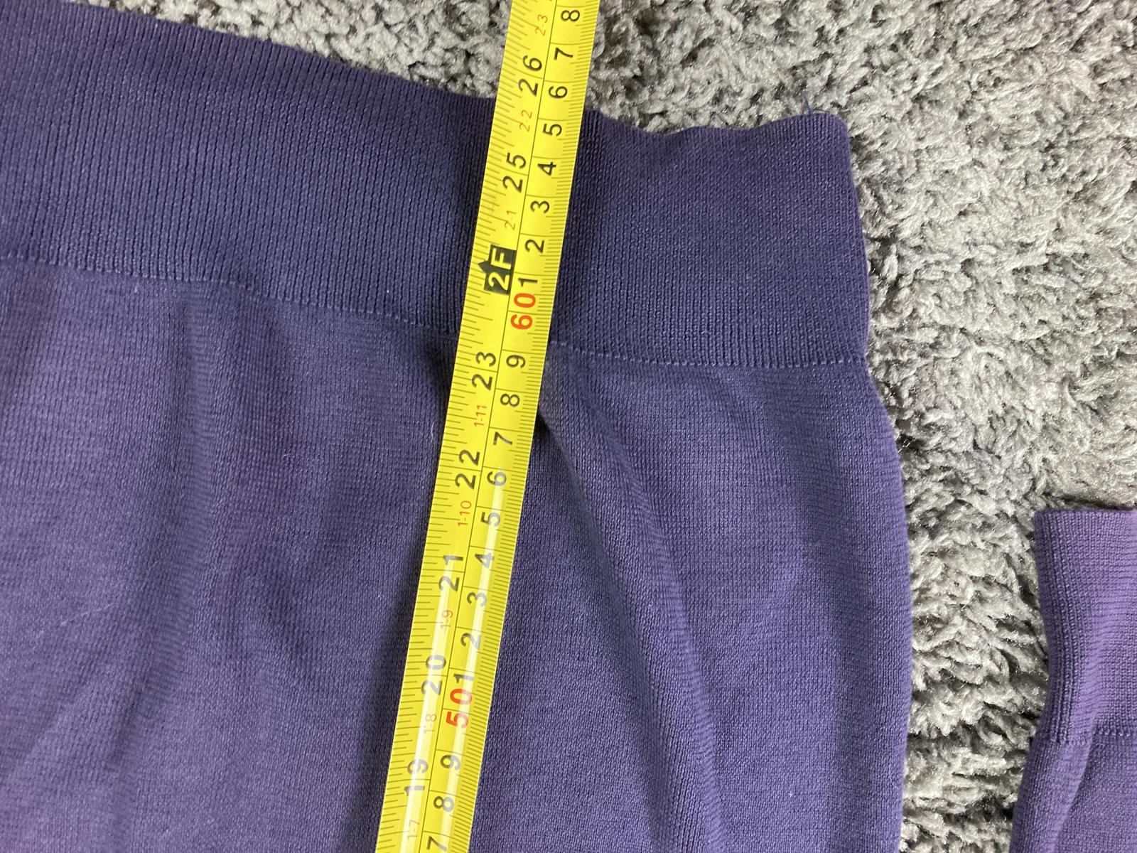 Polo Ralph Lauren Estate-Rib 1/4 Zip Purple Pima Cotton Sweater Mens Medium