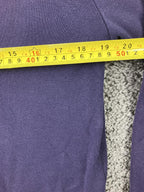 Polo Ralph Lauren Estate-Rib 1/4 Zip Purple Pima Cotton Sweater Mens Medium
