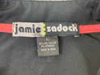 Jamie Sadock Womens Sleeveless Golf Vest Top Size L Yellow Black Zip Front
