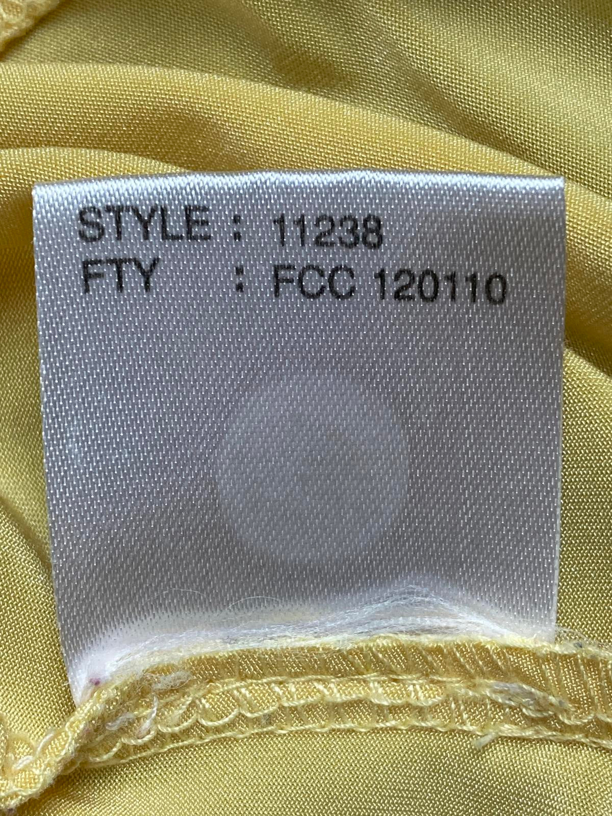 Jamie Sadock Womens Sleeveless Golf Vest Top Size L Yellow Black Zip Front