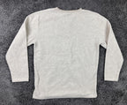 Bobbie Brooks Oatmeal Snowflake Fleece Sweatshirt Women’s Medium 8/10 Winter