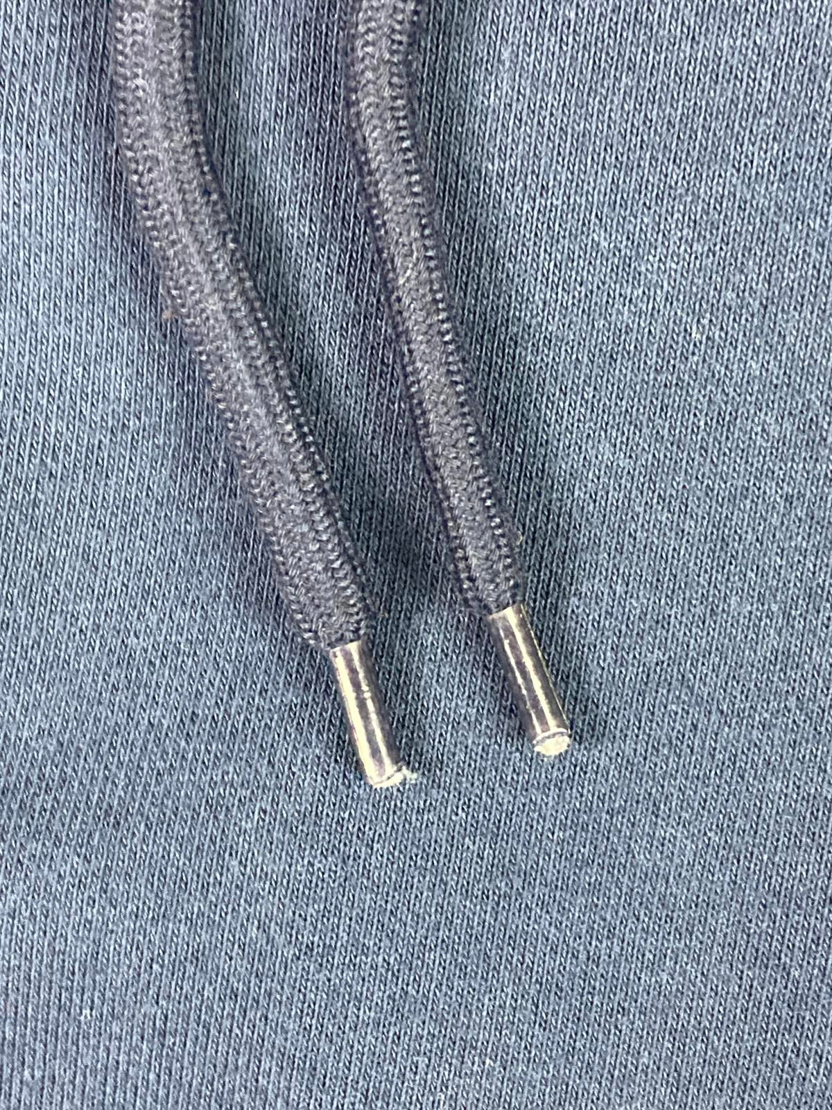 Amazon Accelerate Men’s Zip Hoodie Navy Stripe Sleeve Sweatshirt M