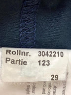 MAC Jeans Cigarette Galloon Drape Navy Slim Pants Women Size 	EU 38 US 6 Stretch