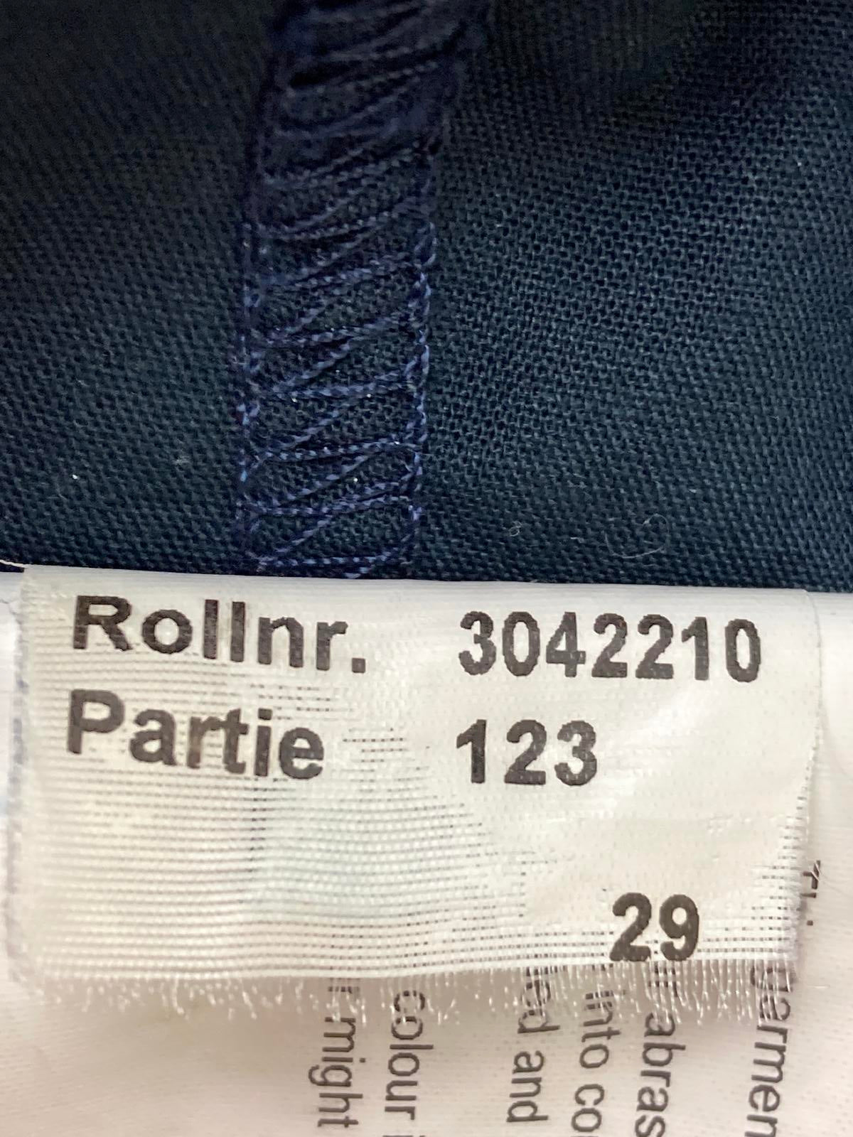 MAC Jeans Cigarette Galloon Drape Navy Slim Pants Women Size 	EU 38 US 6 Stretch