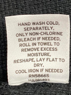 Halogen Women Merino Wool Blend Knit Cardigan Blazer Gray Black Size M