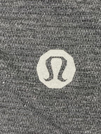 Lululemon Mens Shirt Active Tech Gray Short Sleeve Reflective Strip Size Medium.