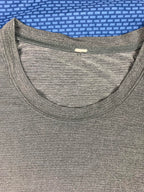 Lululemon Mens Shirt Active Tech Gray Short Sleeve Reflective Strip Size Medium.