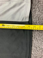 Fanatics NFL Raiders Half Zip Pullover Jacket Mens 2XL Black Gray Performance