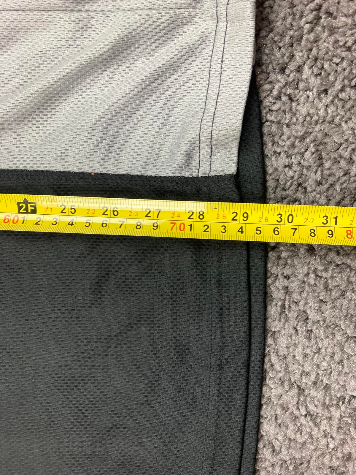 Fanatics NFL Raiders Half Zip Pullover Jacket Mens 2XL Black Gray Performance