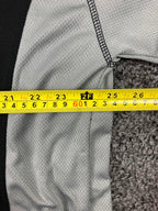 Fanatics NFL Raiders Half Zip Pullover Jacket Mens 2XL Black Gray Performance