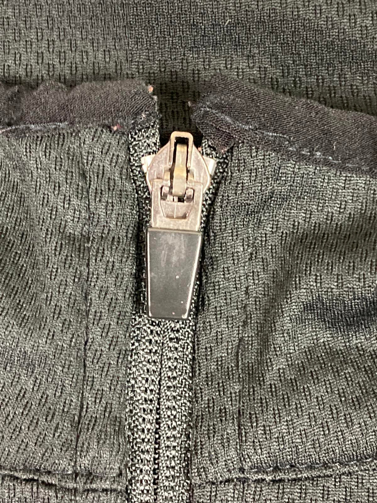 Fanatics NFL Raiders Half Zip Pullover Jacket Mens 2XL Black Gray Performance