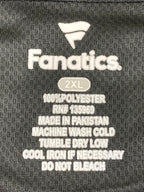 Fanatics NFL Raiders Half Zip Pullover Jacket Mens 2XL Black Gray Performance