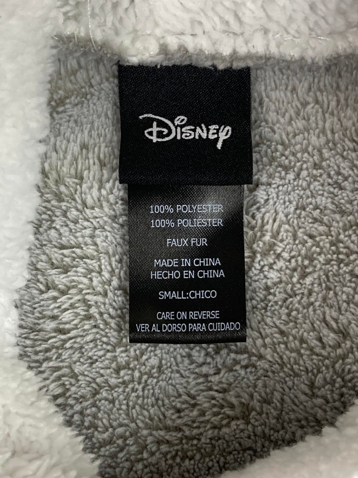 Disney Mickey Mouse Womens Gray Sherpa Fleece Hoodie Tunic Size S