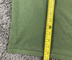 Way To Celebrate Patriotic Bulldog T-Shirt Mens Green Military Helmet USA Dog XL