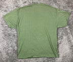 Way To Celebrate Patriotic Bulldog T-Shirt Mens Green Military Helmet USA Dog XL