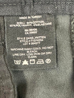 Theory Zaine Witten Slim Pants Mens Black Stretch Size 38