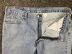 Vintage Levi's 550 Made in USA Relaxed Fit Tapered Leg Jeans Oct 1999 Sz 42x30