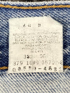 Vintage Levi's 550 Made in USA Relaxed Fit Tapered Leg Jeans Oct 1999 Sz 42x30