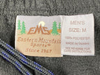 Vintage 90s EMS Eastern Mountain Sports Mens Black Fleece Pants Zipper Pockets M