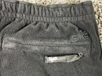 Vintage 90s EMS Eastern Mountain Sports Mens Black Fleece Pants Zipper Pockets M