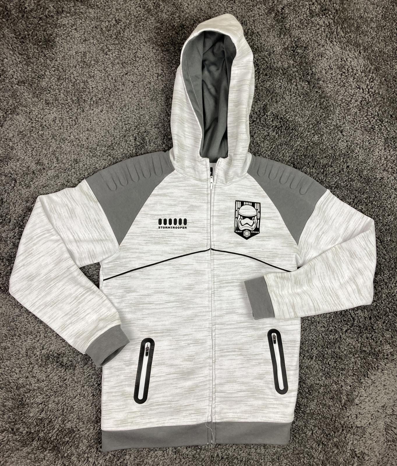 Star Wars Stormtrooper First Order Zip Hoodie Unisex Youth Size L 14/16