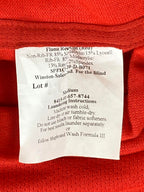 US Navy Flight Deck Jersey Orange Flame Resistant Mock Neck Shirt M Military FR