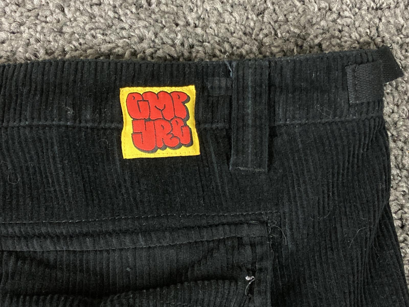 Empyre Relax Black Corduroy Cargo Pants Men's Loose Fit Baggy Skater Size 38x30